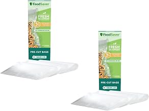 FoodSaver Gallon Pre-Cut Vacuum Seal Bags, Easy Use Vacuum Storage Bag (1 Gallon (24 CT))