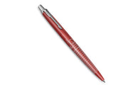 Jotter Ballpoint Pen | Special Edition | London Red with Chrome Trim | Medium Point | Blue Ink | Gift Box by Parker – 1 Count (Pack of 1), Metal, Blue, Model 2221603