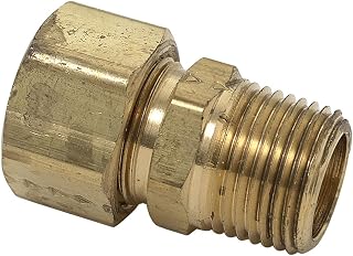 BrassCraft 68-10-12X 5/8 O.D. by 3/4-in Male Reducing Adapter Lead-Free, Rough Brass,