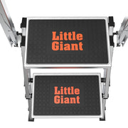 Utility Step Stool by Little Giant – 44"L x 22"W x 5.5"H, Aluminum, Black/Gray, Model 10310BA