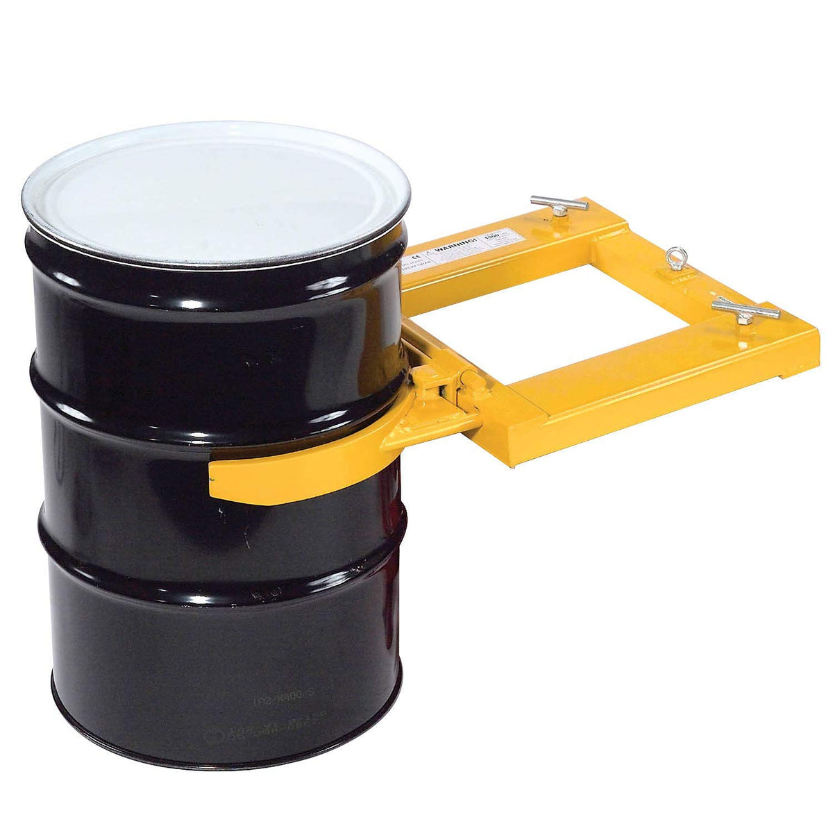 1500 Lb. Capacity Single Fork Mounted Drum Gripper by Global Industrial – Yellow, Model DG10