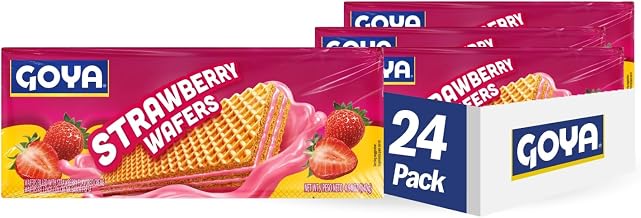 Goya Foods Strawberry Wafers, 4.94 Ounce (Pack of 24)