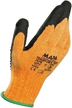MAPA Professional Temp-Dex Plus 720 Nitrile Mediumweight Glove, 10-1/4' Length, Size 7, Orange (Pack of 1 Pair)