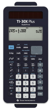 SCHULRECHNER TI-30X Plus MATHPRINT by Texas Instruments – Taschenrechner, Plastic, black, Model TI-30XPLMP