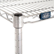 Chrome Wire Dunnage Rack by Nexel – Wire, Silver, Model P1424C