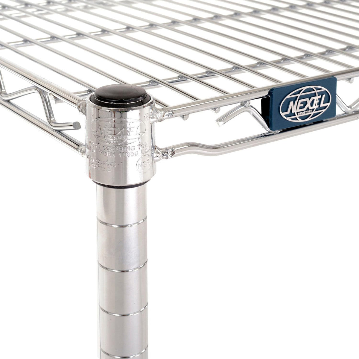 Chrome Wire Dunnage Rack by Nexel – Wire, Silver, Model P1424C