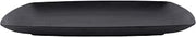 Elite Global Solutions JW7312-B Rectangular Platter, 12 1/4" x 8 1/2" x 1 1/8" h., Melamine, Black (Pack of 6) | Dishwasher safe, Shatterproof, Buffet, Dinner portion, Stackable, Great for Entrees, Salads, Desserts and Appetizers