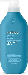 Method Hand + Body Lotion for Men, Glacier + Granite, 14 fl oz (Pack of 6)