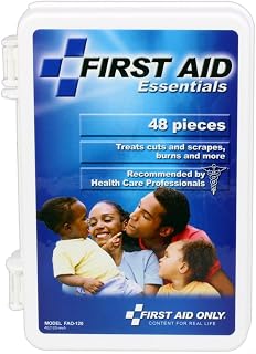 First Aid Only Fao-120: Personal First Aid Kit, 48 Piece, Plastic Case