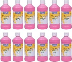 Handy Art Little Masters Tempera Paint, Pink, 16 oz., Pack of 12 (RPC201722-12)