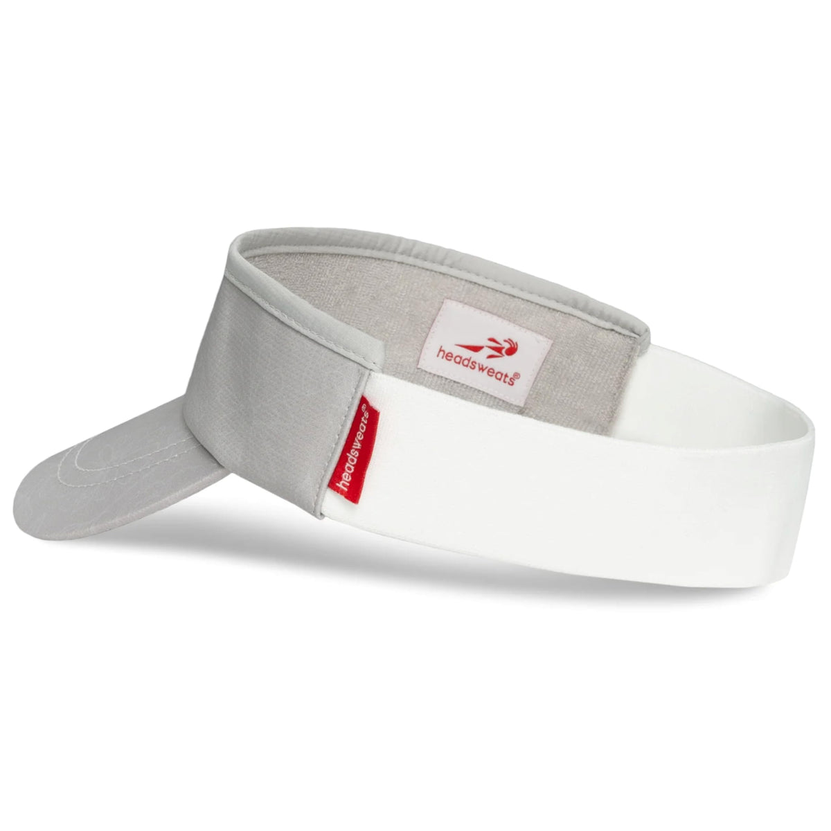 Lightweight Performance Running Sun Visor by Headsweats – One Size, Polyester, Grey/Floral