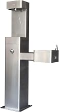 Global Industrial Outdoor Drinking Fountain with Bottle Filling Station,
