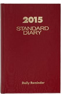 AT-A-GLANCE Standard Diary Daily Reminder 2015, 5 x 7.5 Inch Page Size, Red (SD387-13)