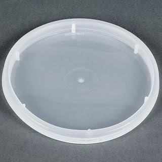 Kari-out TL410 4 9/16" Microwavable Translucent Plastic Round Deli Container Lid - 480 / Case