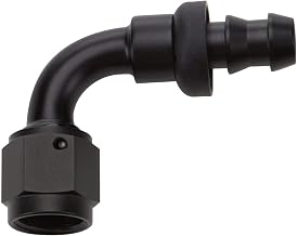 Pushlock Hose End Black 90 Deg Elbow -4