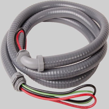 Number-6 Non Metallic Conduit Whip by Diversitech – 1/2" x 6', Metal, Grey, Model 6-12-6NM