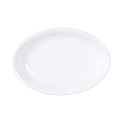 15" x 10" White Oval Heavy-Duty Melamine Plastic Serving Platter by Elite Global Solutions – 15" x 10", 2.5 quarts, Melamine, White, Model M1510OV-NW