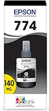 Epson 774 Genuine Black EcoTank Refill Bottle T774120 | Works with ET-4550 ET-3600 ET-16500 Printers