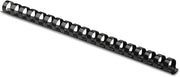 Fellowes 52325 Plastic Comb Bindings, 3/8-Inch, 41-55 Sht Capacity,100/PK,BK