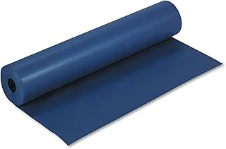 Pacon PAC63180-A1 Rainbow Colored Kraft Paper Roll, 36" Width, 1000' Length, Dark Blue