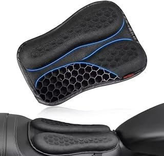 Gel Motorcycle Pad for Kawasaki Vulcan 1700 Classic | Thicker Honeycomb Design Enhances Road Trips With Maximum Ventilation And Elastic Shock Absorption