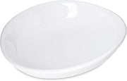Carlisle FoodService Products Stadia Reusable Plastic Plate Pasta Plate for Home and Restaurant, Melamine, 8.5 Inches, White