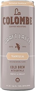 La Colombe Coffee Draft Latte Oatmilk Vanilla, 9 Fl Oz, 4 Pack