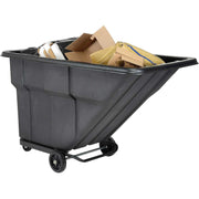 Standard Duty Plastic Tilt Truck by Quality Industries Llc – Plastic, Black, Model 501600BK