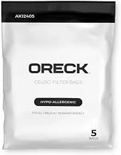 Celoc Hypo-Allergenic Filter System Vacuum Bags for Oreck XL Ironman Models, 5 Pack