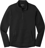 SPORT-TEK Unisex Triumph Quarter Zip Pullover Black
