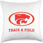 Carlisle High School Wildcats Track & Field Throw Pillow