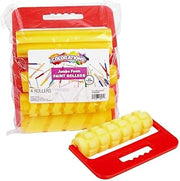 Colorations Jumbo Foam Paint Rollers - 12 Rollers, 4 Designs
