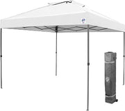 E-Z UP Patriot ONE-UP Technology Vented Shelter, 10' x 10', White