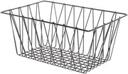 HUBERT Metal Storage Basket Rectangular Espresso - 18"L x 12"W x 8"H