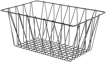 HUBERT Metal Storage Basket Rectangular Espresso - 18"L x 12"W x 8"H