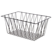 Metal Storage Basket Rectangular Espresso - 18"L x 12"W x 8"H by HUBERT – Metal, Espresso, Model WCH0326-79709