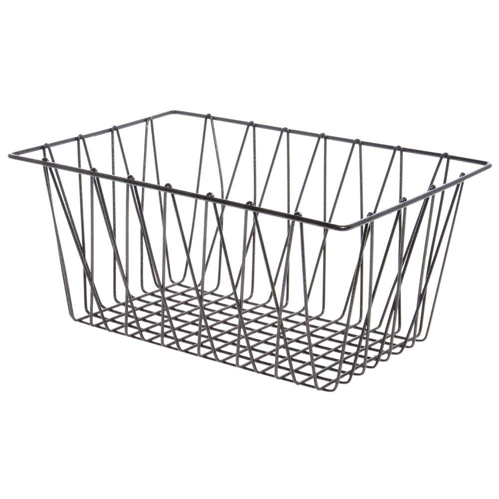 Metal Storage Basket Rectangular Espresso - 18"L x 12"W x 8"H by HUBERT – Metal, Espresso, Model WCH0326-79709