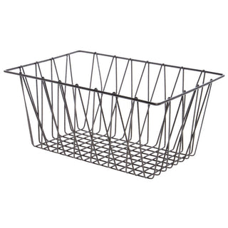 Metal Storage Basket Rectangular Espresso - 18"L x 12"W x 8"H by HUBERT – Metal, Espresso, Model WCH0326-79709