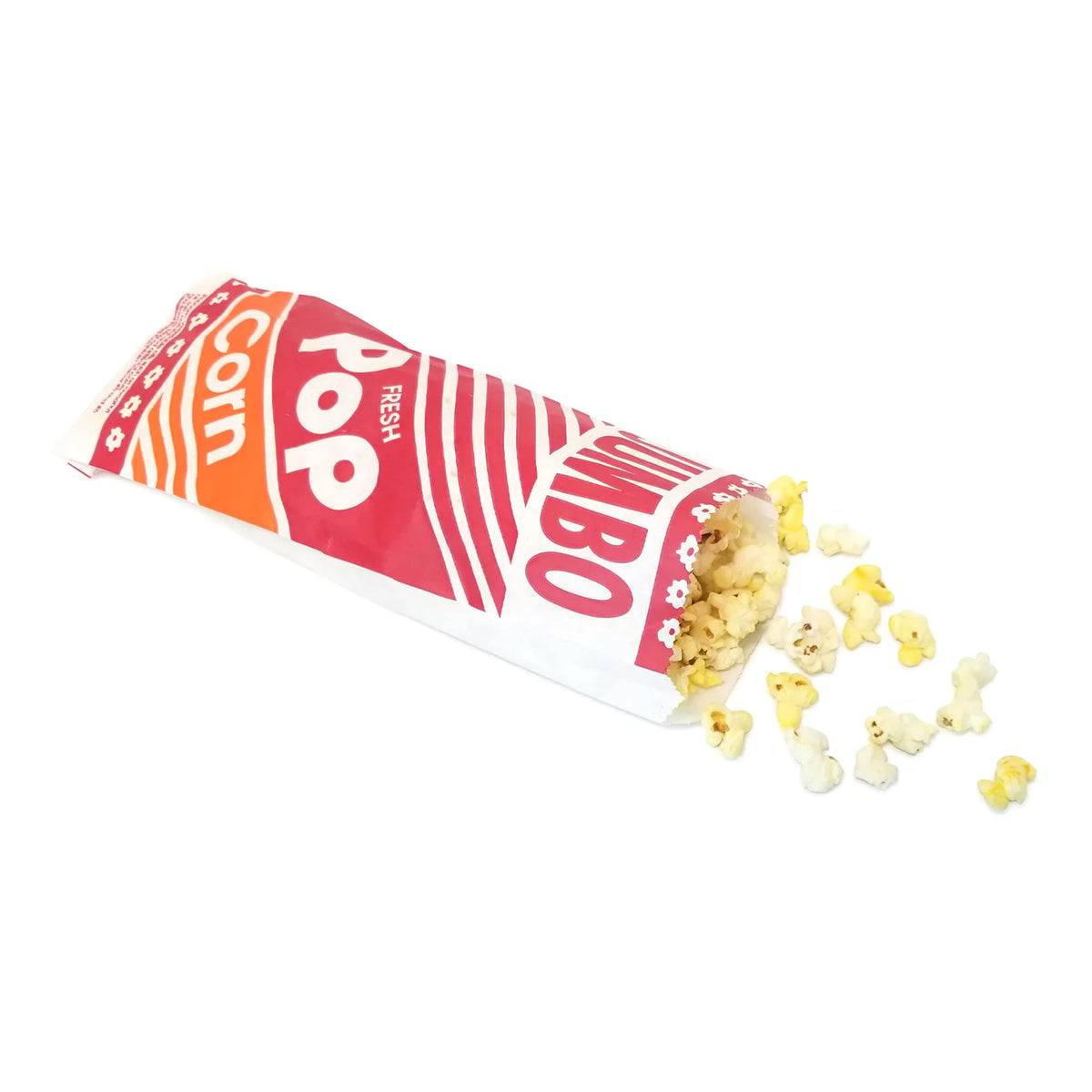 Popcorn Supply Bags by Popcorn Supply Company – 1 Ounce (Pack of 2000), Orange,Red, Pack of 2000