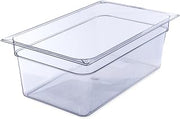 Carlisle StorPlus Polycarbonate Food Pan, Full Size, 25.9 Qt, 1 Ct, Clear
