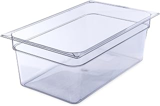 Carlisle StorPlus Polycarbonate Food Pan, Full Size, 25.9 Qt, 1 Ct, Clear