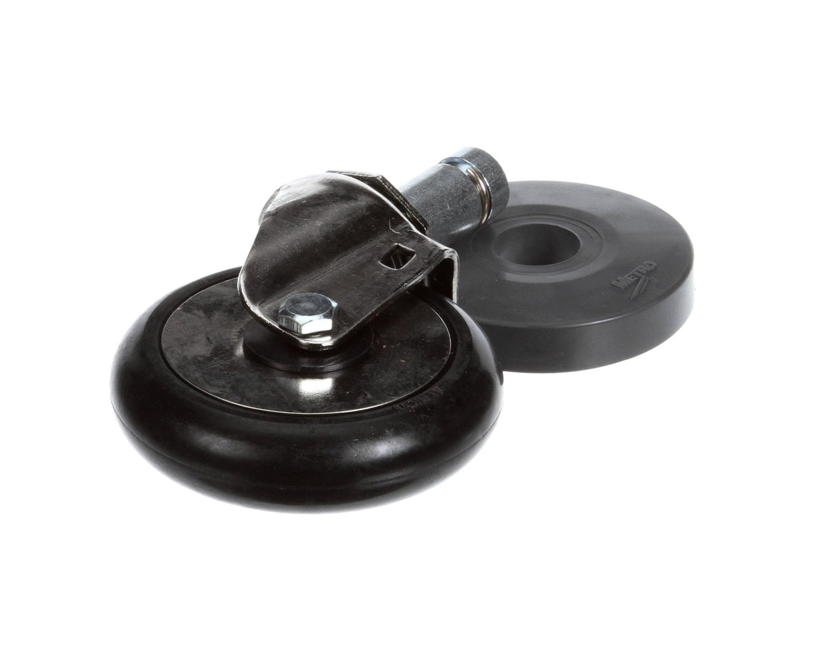 caster and Bumper by METRO – Stainless Steel, stainless-steel, Model 4LD