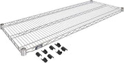 Nexel S1848C Chrome Wire Shelf 48" W x 18" D
