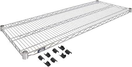 Nexel S1848C Chrome Wire Shelf 48" W x 18" D