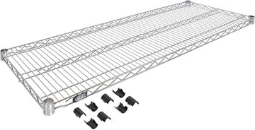 Nexel S1848C Chrome Wire Shelf 48" W x 18" D