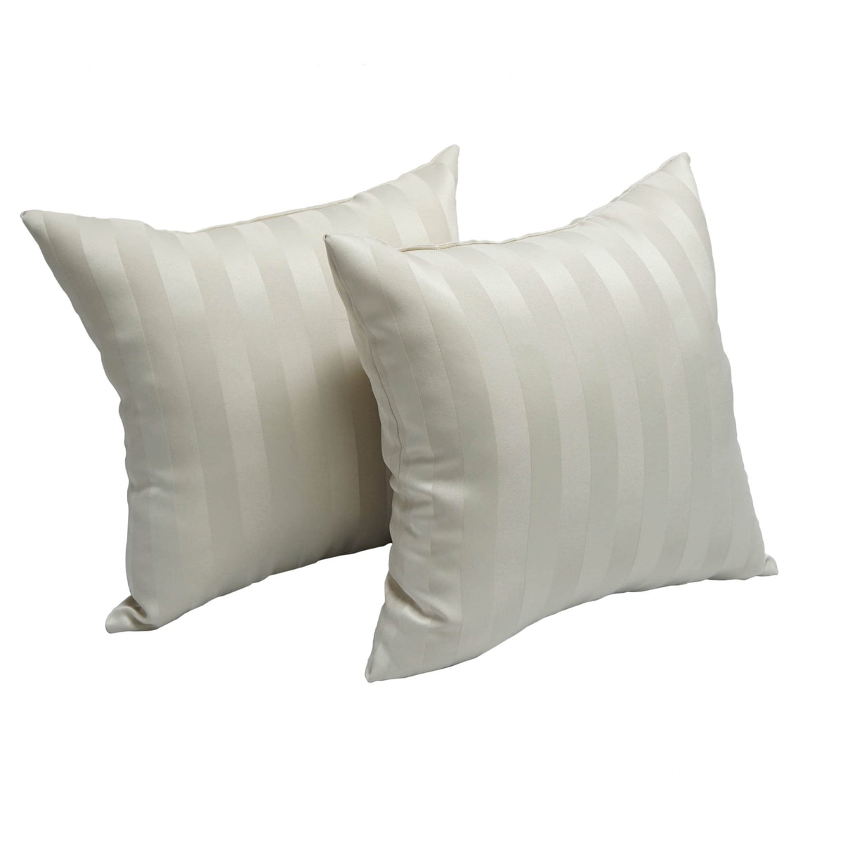 Blazing Needles Shimmer Cream / 17" / Classic Throw Pillows