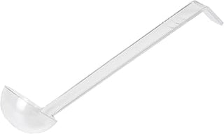 Thunder Group 8.5" 0.75 oz one piece polycarbonate ladle, clear color, comes in each