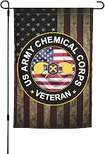 US Chemical Corps Veteran Double Sided Flag Outdoor Indoor Lightweight Garden Decor95