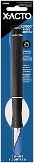 X-Acto Rubber-Barrel Hobby Knife, X3000 Knife, Includes Three #11 Blades - Textured Grip, Makes Precise Cuts