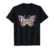 Empress Butterfly - Personalized Cute Name Word Art T-Shirt by Family Heritage Gifts – Black, Model GJ3ZRPX5824